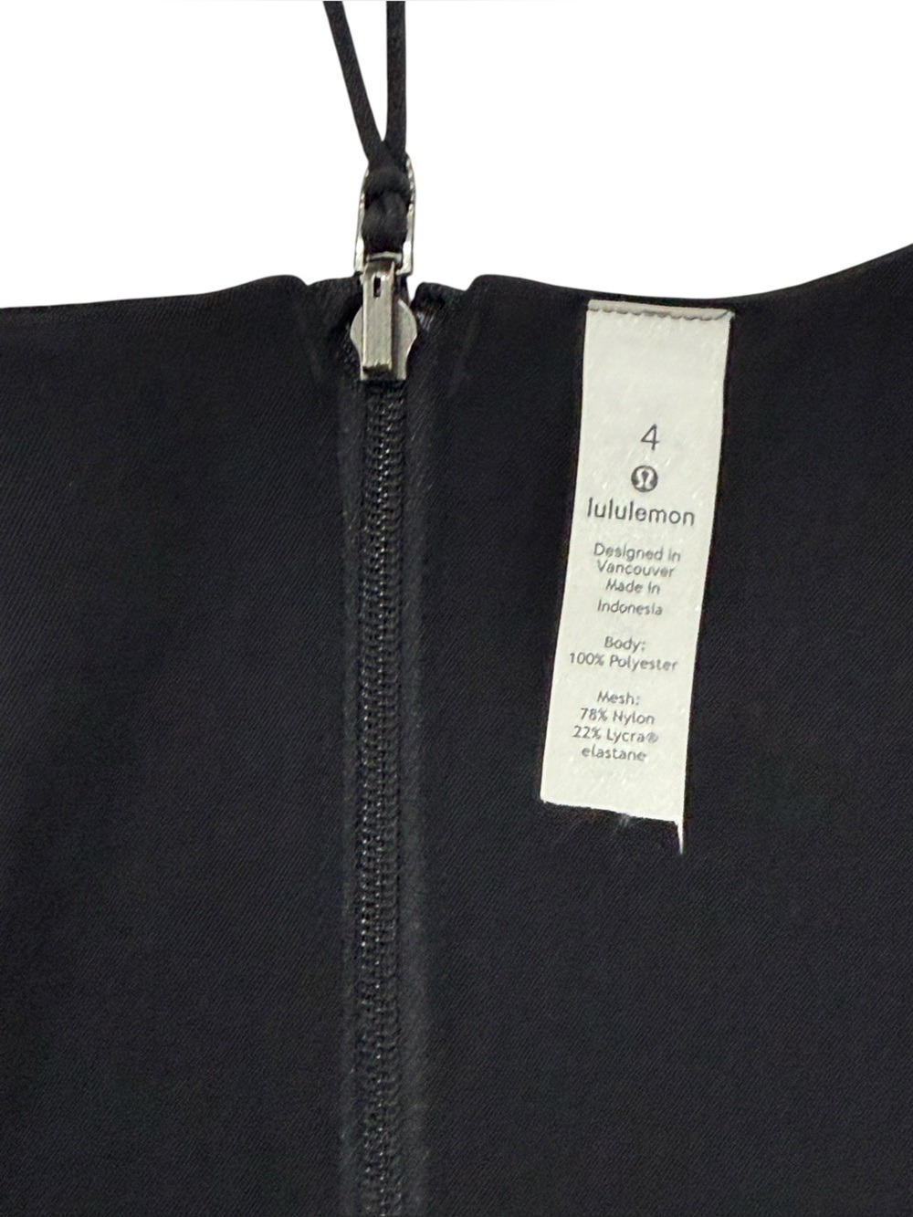 Lululemon Shift in Time Rare Sleeveless Shift Dress Black Size 4 Pockets - Picture 13 of 15